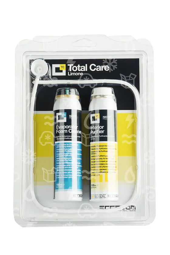 dezinfekce A/C - pěna + aerosol 100 ml + 100 ml vůně citron